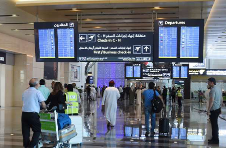 3,1 بالمائة ارتفاعا بأعداد المسافرين عبر مطارات سلطنة عمان بنهاية نوفمبر 2024