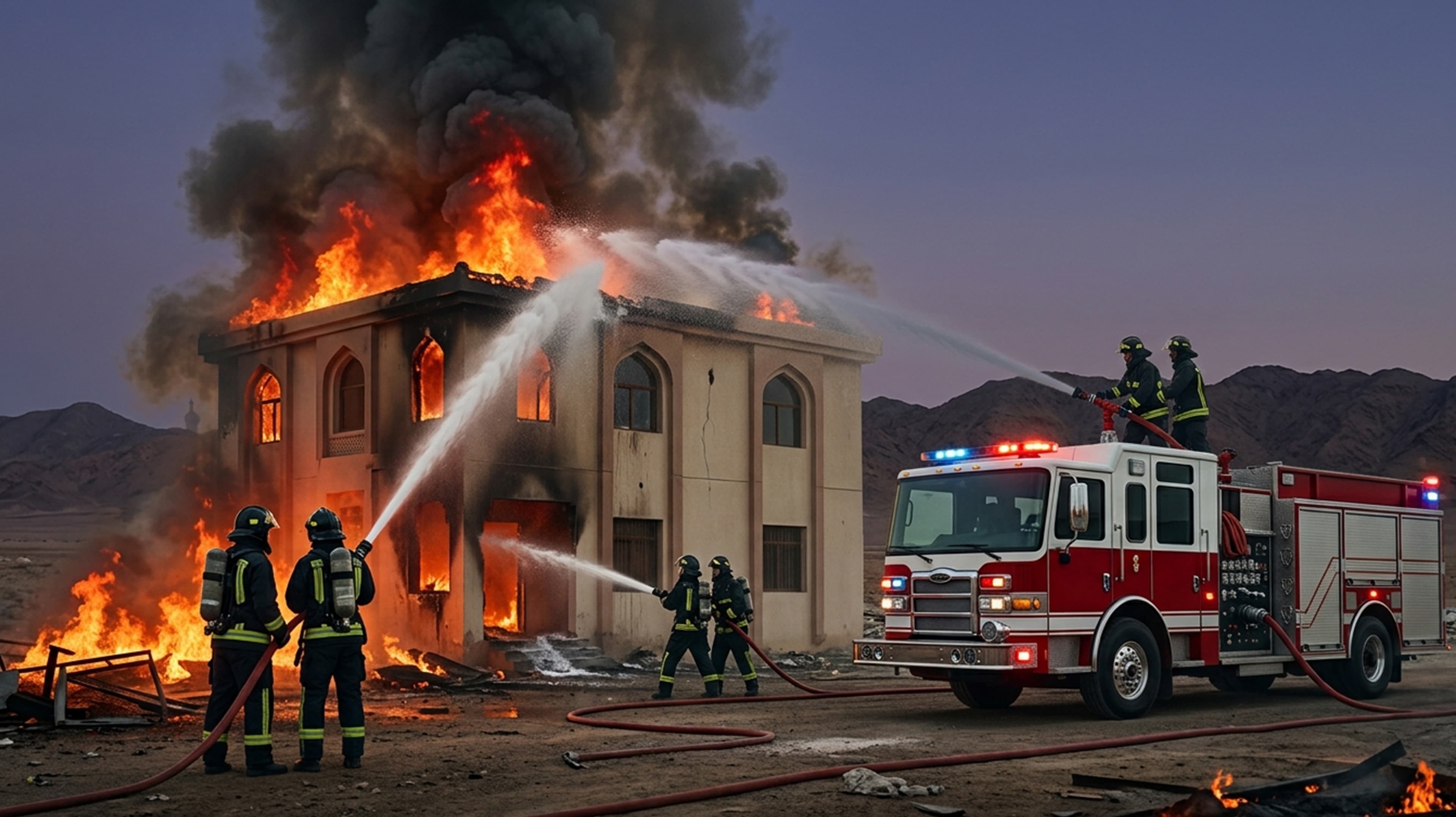 Fire Incidents in Oman Rise by 12% in 2025